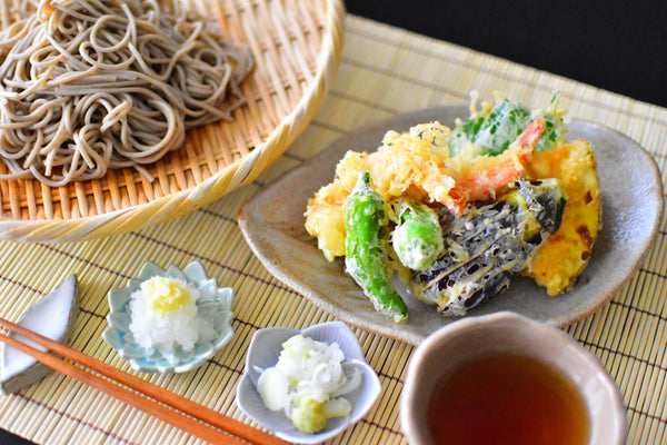How To Make Tenzaru Soba (Chilled Soba Noodles With Assorted Tempura Recipe)