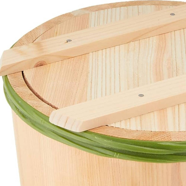 Wooden Pickling Barrel For Making Japanese Pickles 6kg Capacity