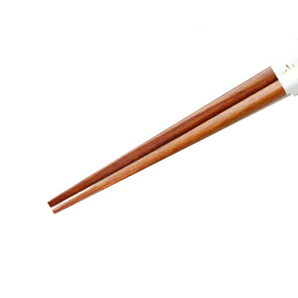 Aoba Dishwasher Safe Wooden Chopsticks Gold Pattern Elegant Red 21cm