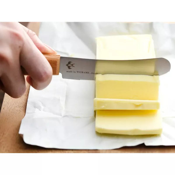 Arnest Spreading Knife Wooden Handle Flexible Blade Butter Knife 85mm