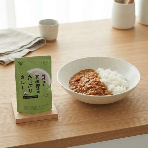 Chikyubatake Organic Vegetable Curry Gluten-Free Vegan Retort Meal 180g