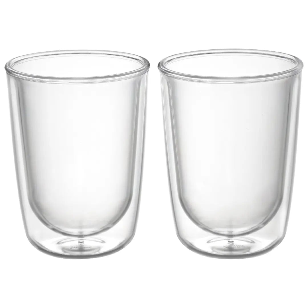 Enzo Shatterproof Double-Wall Glass Floating Design 2-Piece Set 340ml