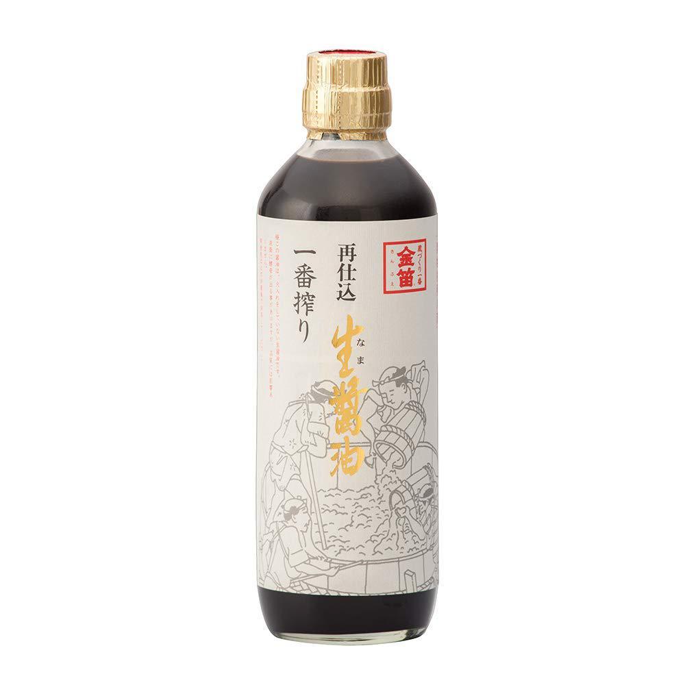 Fueki Kinbue Saishikomi Nama Shoyu Twice-Brewed Raw Soy Sauce 600ml