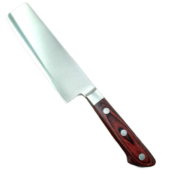 Fuji Kurenai Nakiri Knife Molybdenum Vanadium Vegetable Knife 165mm