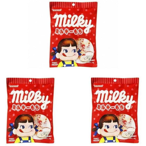 Fujiya Milky Candy Mochi Condensed Milk Filled Soft Marshmallow (Pack of 3)