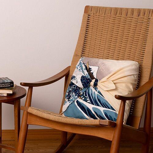 Furoshiki Great Wave off Kanagawa Cotton Wrapping Cloth 104×104cm