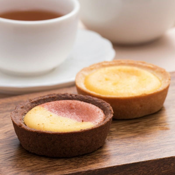 Gin No Mori Cheesecake Tart Mix Plain & Strawberry Chocolate 8 Pieces