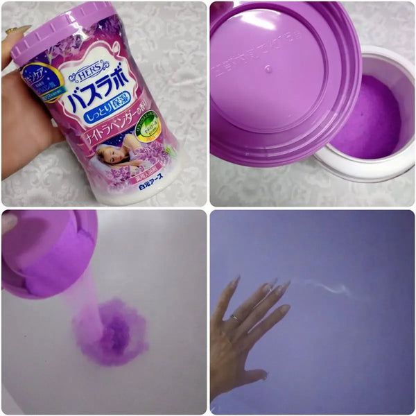 Hakugen Earth Hers Bath Lab Bottle Night Lavender Bath Salt 540g