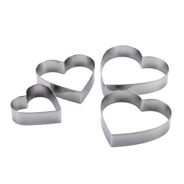 Heart Shaped Pastry Ring Stainless Steel Cake Mousse Mold