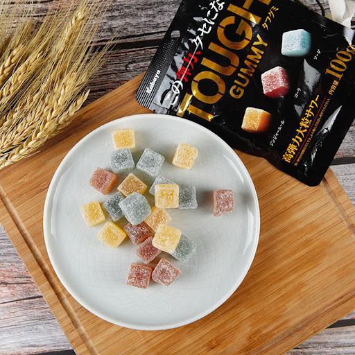 Kabaya Tough Gummy Mixed Flavor Gummies 100g (Pack of 6)