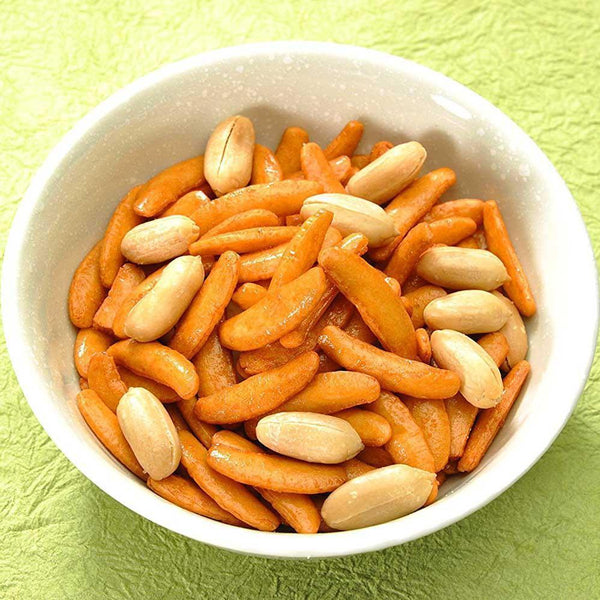 Kakinotane Wasabi Rice Crackers with Peanuts (Pack of 3)