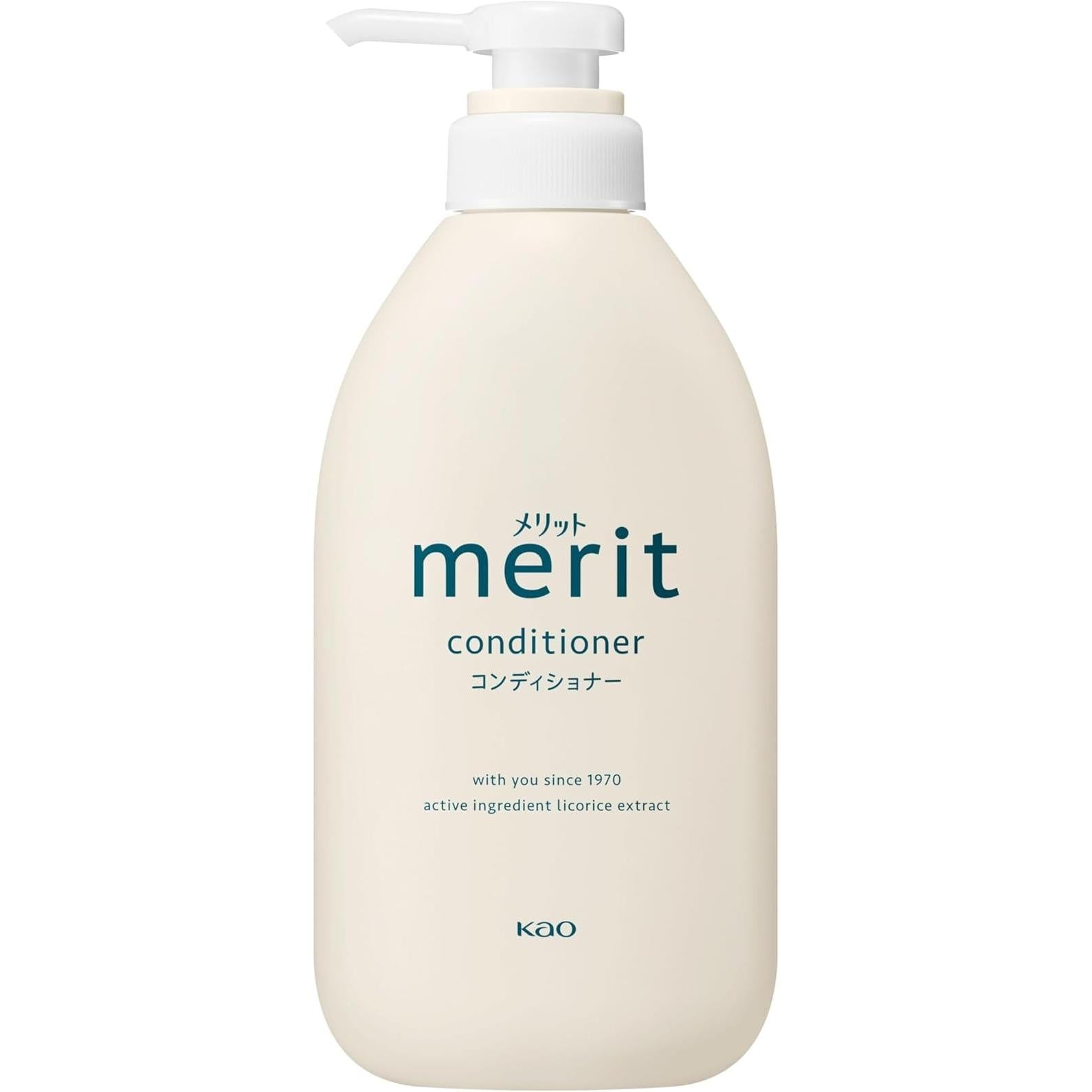Kao Merit Paraben-Free Conditioner For Healthy Scalp Pump Bottle 450ml