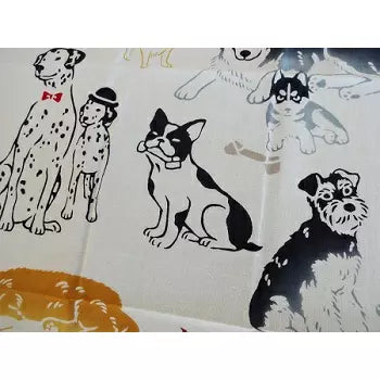 Kenema Tenugui Dog Breeds Japanese Traditional Hand Dyed Cloth