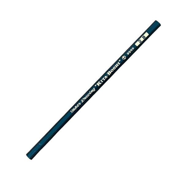 Kitaboshi Tokyo Pencil 2B 9500 For Drawing & Dark Shading 12 pieces