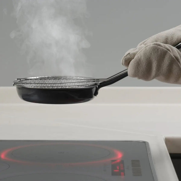 Kogu Handheld Iron Home Coffee Bean Roaster Pan IH and Gas Compatible