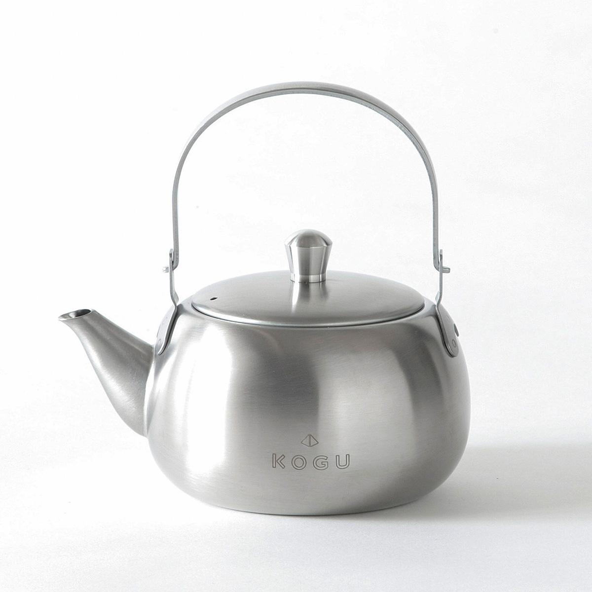 Kogu Metal Teapot Modern Stainless Steel Teapot With Strainer 500ml