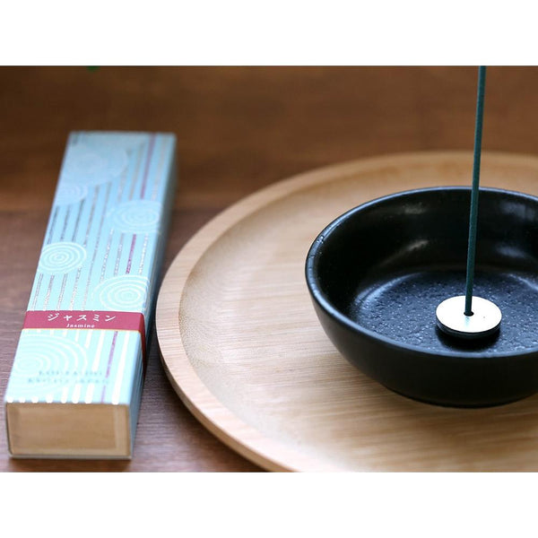 Kousaido Jasmine Incense Sticks & Holder In Wooden Box 40 ct.