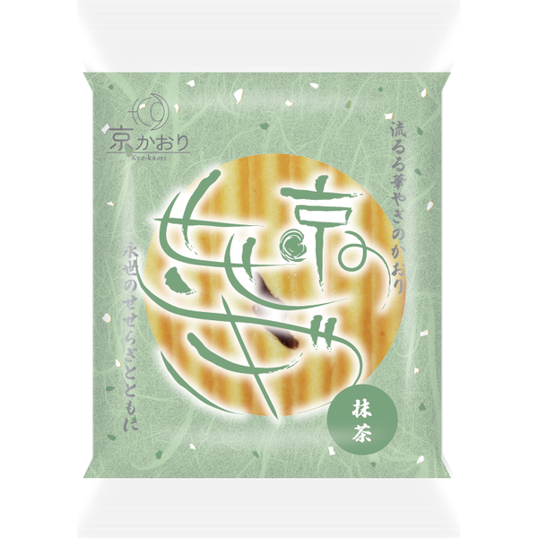 Kyo Kaori Matcha Cream Zig Zag Sandwich Cookie (Pack of 6)