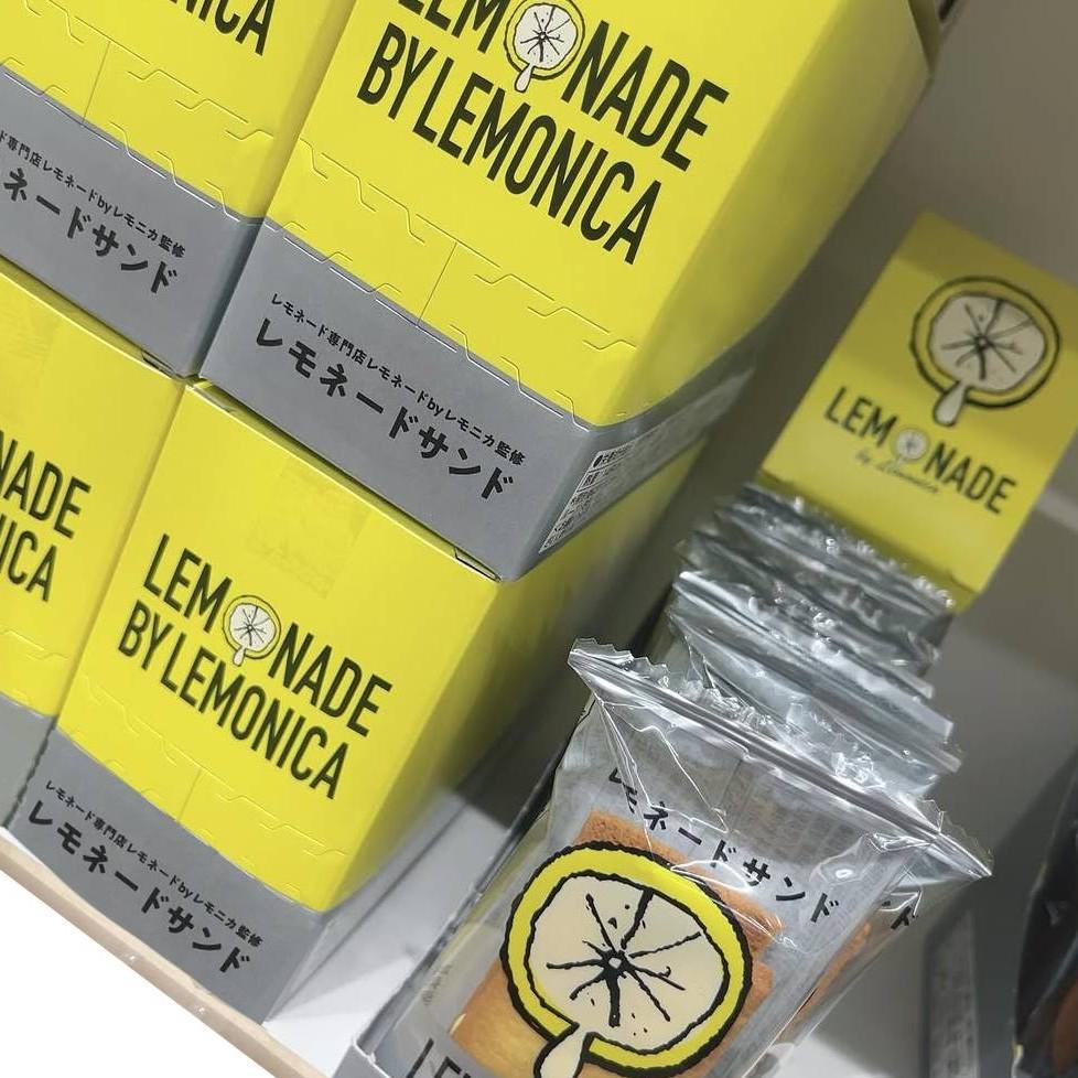 lemonlime84箱 Lemonade by Lemonica Cream Sandwich Cookies (Pack of 10)