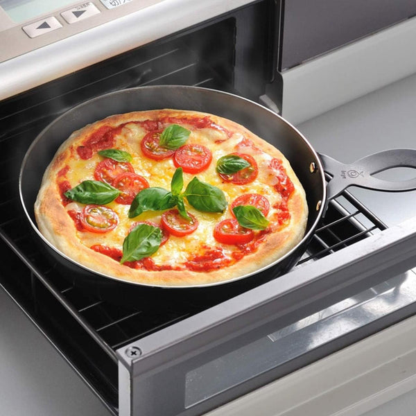 Leye Small Pizza Plate For Broiler Grill Multi-Purpose Iron Pizza Pan