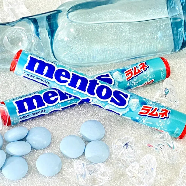 Mentos Chewy Dragees Japanese Ramune Soda Soft Candy (Pack of 6)