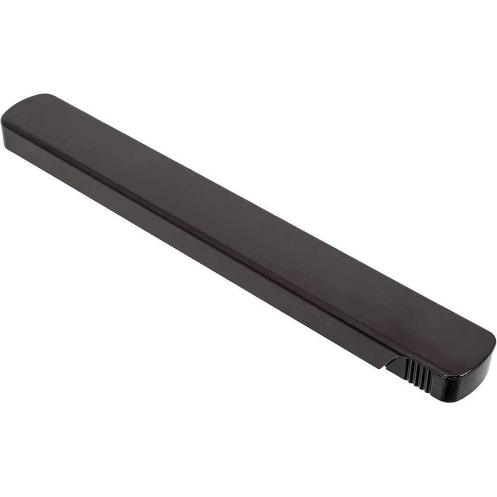 Minimalist Sliding Plastic Chopsticks Case Heat-Resistant Black 25.8cm