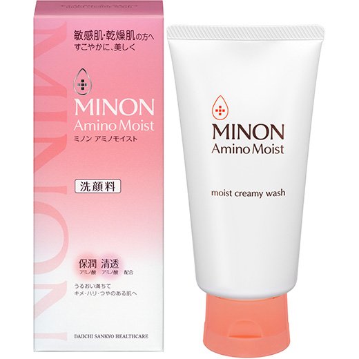 Minon Amino Moist Creamy Wash Cleansing Foam for Sensitive Skin 100g