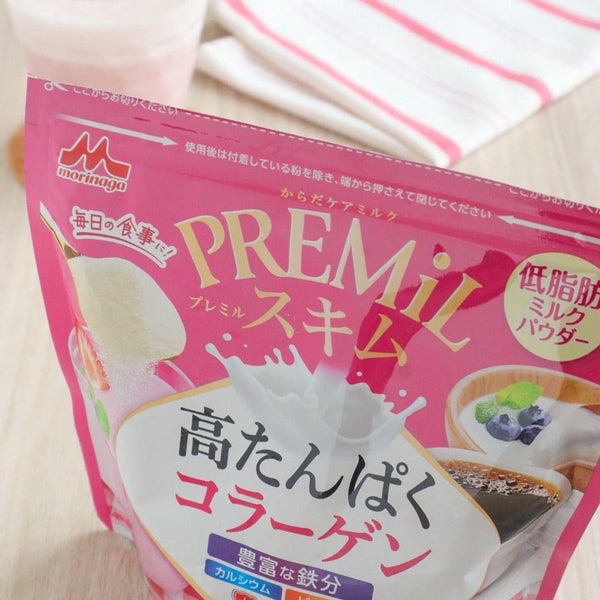Morinaga Low Fat High Protein Skim Milk Collagen Powder Mix 160g