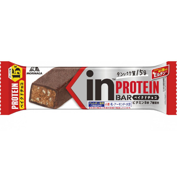 Morinaga Weider in Bar Protein Baked Chocolate Flavor (Pack of 12)