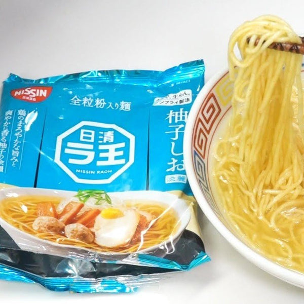 Nissin Raoh Instant Yuzu Shio Ramen Non Fried Noodles 3 Servings