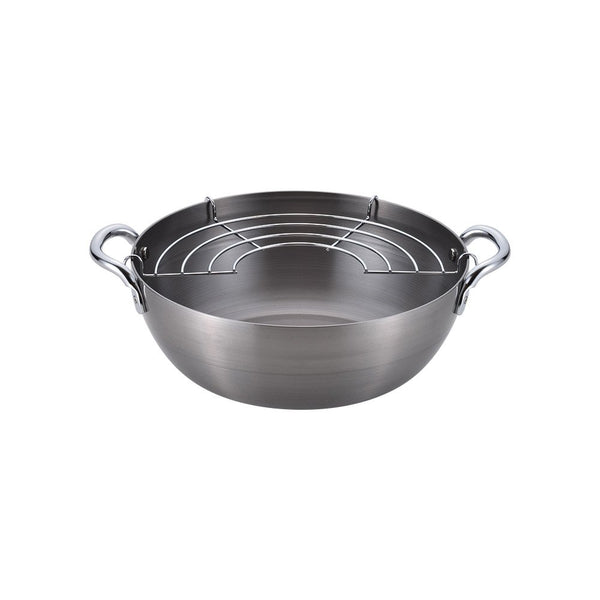 Chitose Non-Stick Iron Tempura Deep Fry Pot (IH Compatible) 24cm