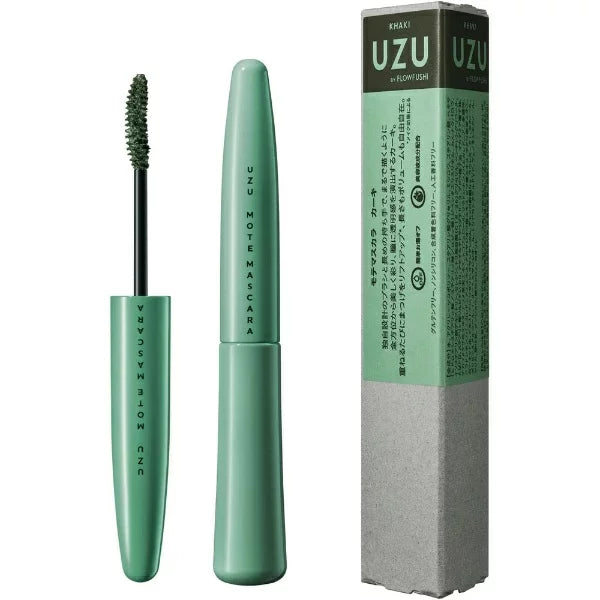 Uzu by Flowfushi Mote Mascara Japanese Khaki Colored Mascara 6g