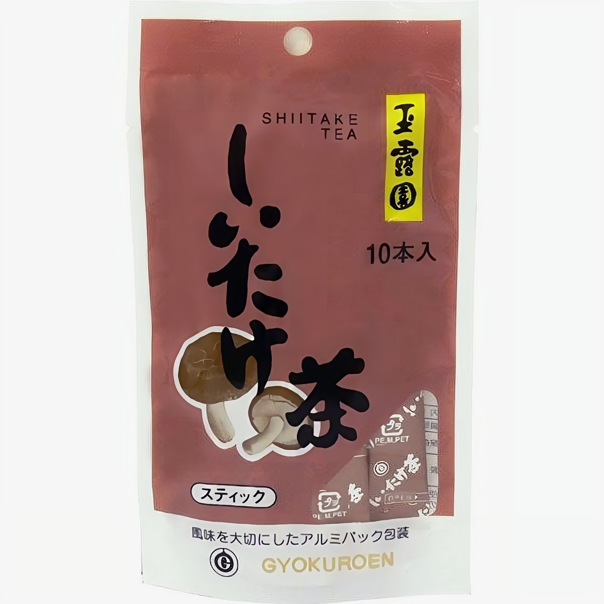 Gyokuroen Japanese Shiitake Mushroom Tea 10 Sticks