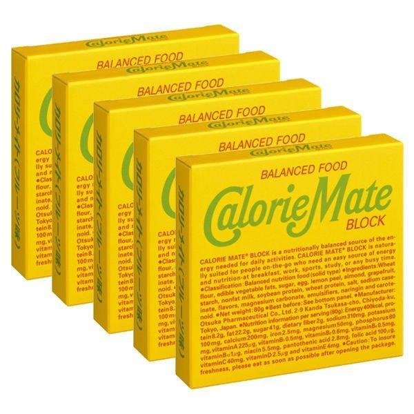 Otsuka Calorie Mate Block Balanced Nutrition Food Fruits (Pack of 5)