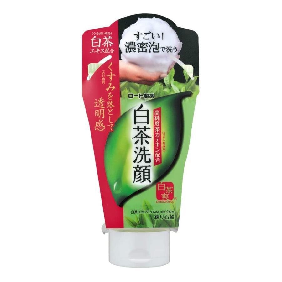 Rohto Shirochasou White Tea Face Wash Foam 120g