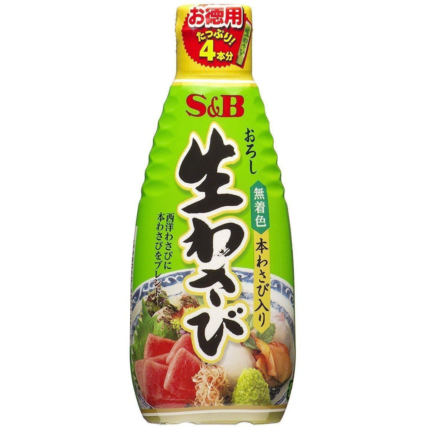 S&B Foods Japanese Wasabi Paste Big Size Bottle 175g