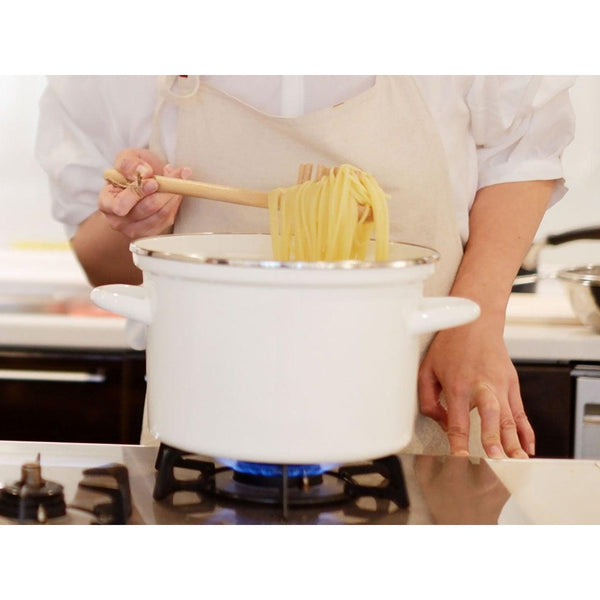 Oyanagi Wooden Spaghetti Spoon Natural Wood Pasta Server 300mm