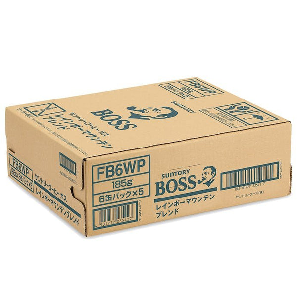 Boss Coffee Rainbow Mountain Blend Canned Coffee (Box of 30 Cans)