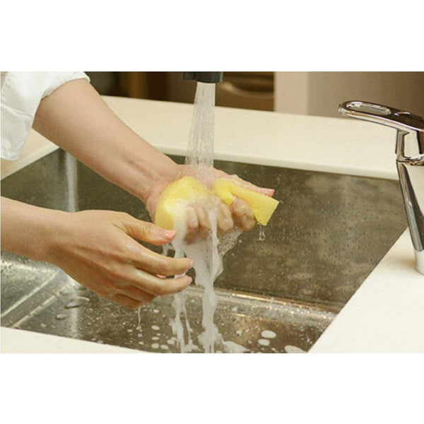 Kamenoko Kitchen Sponge Yellow Dish Sponge (Pack of 3)