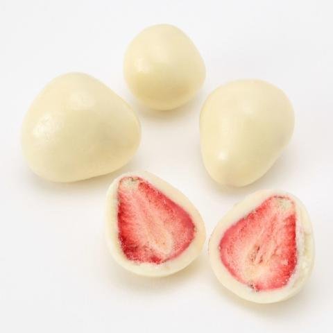 Muji White Chocolate Covered Strawberries 50g