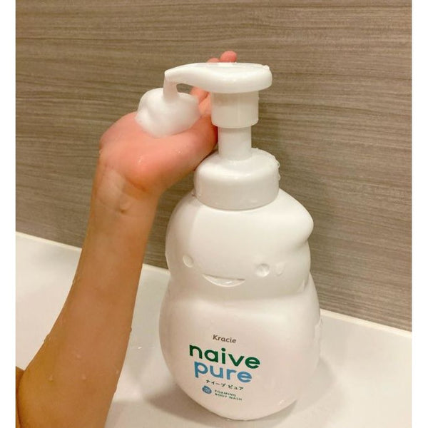 Kracie Naive Pure Plant-Based Foaming Body Wash For Babies 550ml