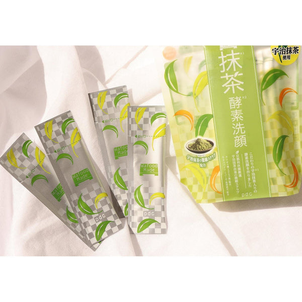 pdc Wafood Made Uji Matcha Enzyme Face Wash 30 Packets