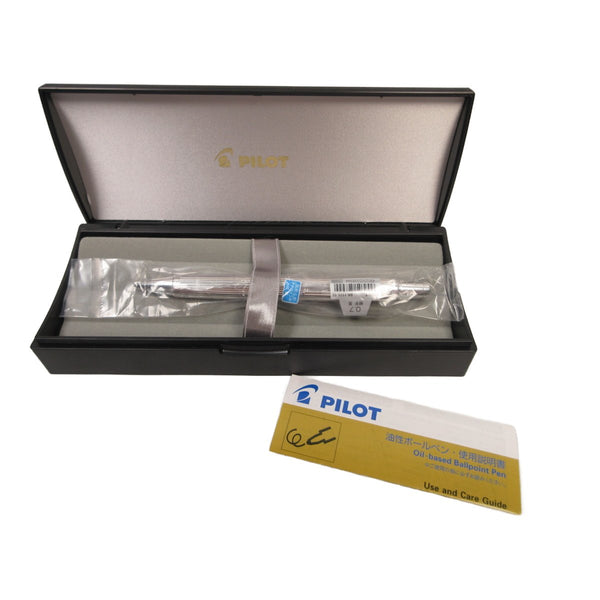 Pilot Raiz Premium Fine Writing Ballpoint Pen Silver Stripe 0.7mm