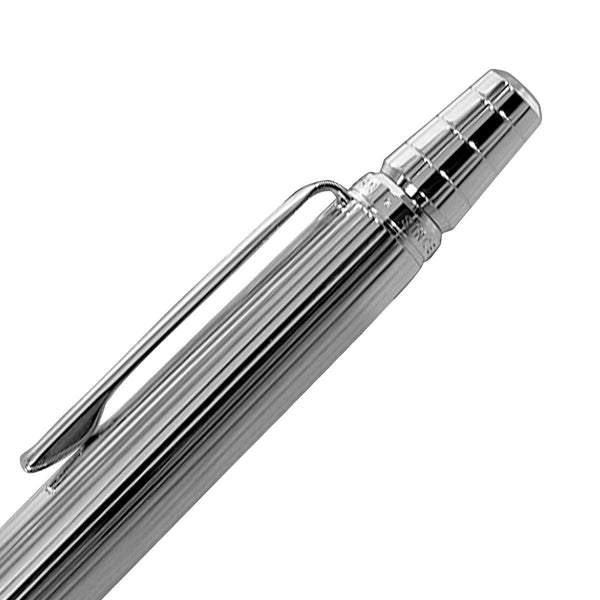 Pilot Raiz Premium Fine Writing Ballpoint Pen Silver Stripe 0.7mm