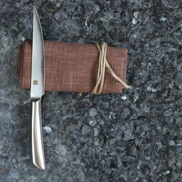 Satake All Metal Steak Knife Damascus Steel Blade 120mm