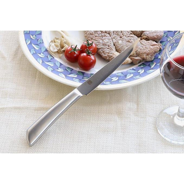 Satake All Metal Steak Knife Damascus Steel Blade 120mm