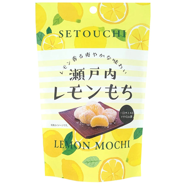 Seiki Bite Sized Daifuku Mochi Snack Setouchi Lemon Flavor 130g (Pack of 5)