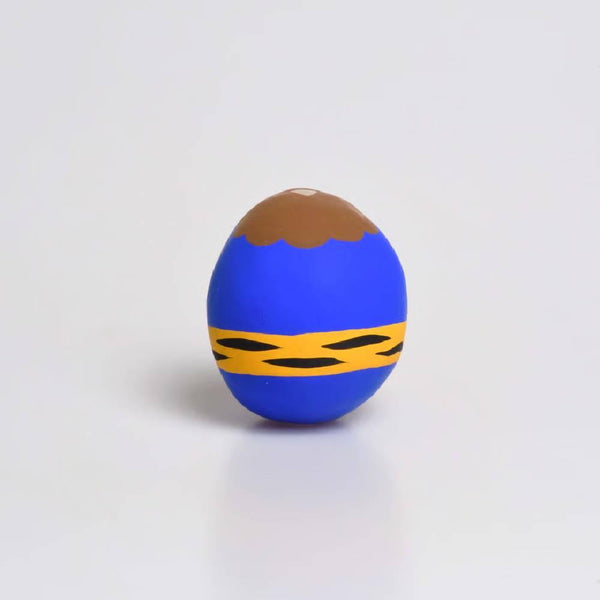 Shirakawa Demon Blue Oni Daruma Doll Good Luck Charm 4.5cm
