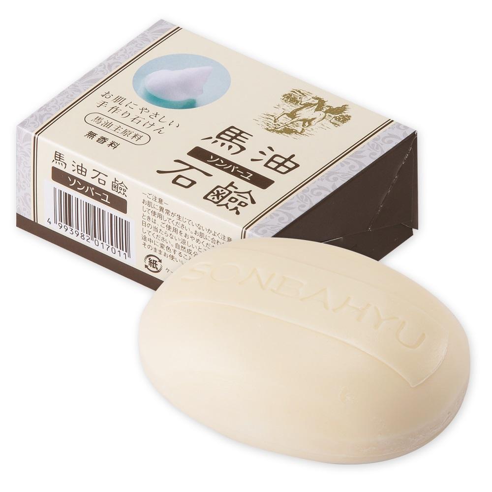 Son Bahyu Japan Horse Oil Bar Soap Fragrance-Free 85g