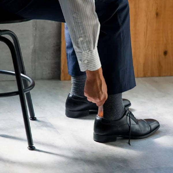 Tanabe Brass Shoehorn Textured & Matte Finish With Gift Box